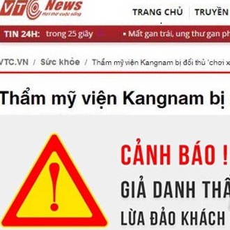 Thẩm mỹ viện Kangnam Đà Nẵng giả mạo, lừa đảo khách hàng